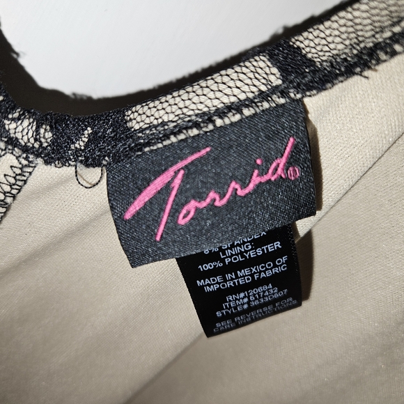 Torrid Rosey Lace Dress - Picture 3 of 4